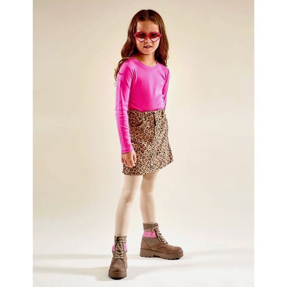 Aerosoles Sirie Kids Chelsea Ankle Fashion Boots Taupe Girls Size 1 Knit Pink - Picture 3 of 13